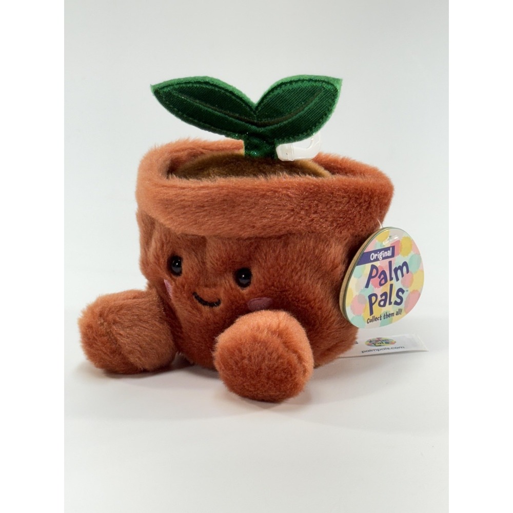 Palm Pals Terra Potted Plant Plush 5" Aurora World Stuffed Toy Leaf Pot 2024 Cut